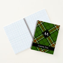 Green, Black, Red and White Tartan Notebook