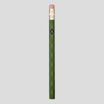 Green, Black, Red and White Tartan Pencil
