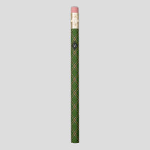 Green, Black, Red and White Tartan Pencil