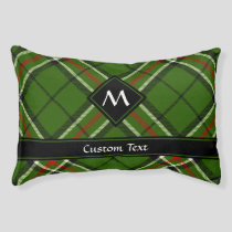 Green, Black, Red and White Tartan Pet Bed