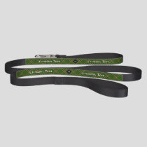 Green, Black, Red and White Tartan Pet Leash