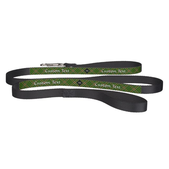 Green, Black, Red and White Tartan Pet Leash (Full)