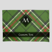 Green, Black, Red and White Tartan Pillow Case