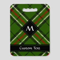 Green, Black, Red and White Tartan Seat Cushion