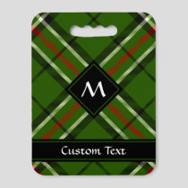 Green, Black, Red and White Tartan Seat Cushion