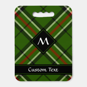 Green, Black, Red and White Tartan Seat Cushion