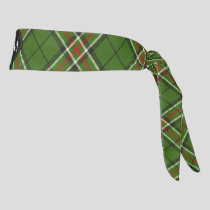 Green, Black, Red and White Tartan Tie Headband