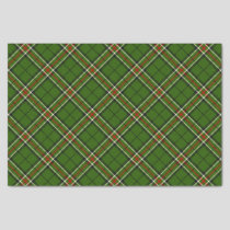 Green, Black, Red and White Tartan Tissue Paper