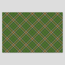 Green, Black, Red and White Tartan Tissue Paper