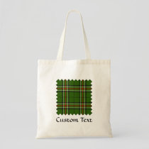 Green, Black, Red and White Tartan Tote Bag