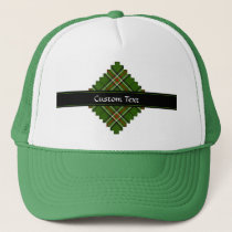 Green, Black, Red and White Tartan Trucker Hat
