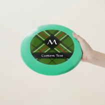 Green, Black, Red and White Tartan Wham-O Frisbee