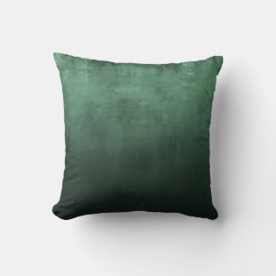 Green Black Relaxing Colors Rustic Throw Pillow