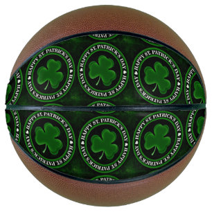 green/black Shamrock St Patrick's Day Thunder_Cove Basketball