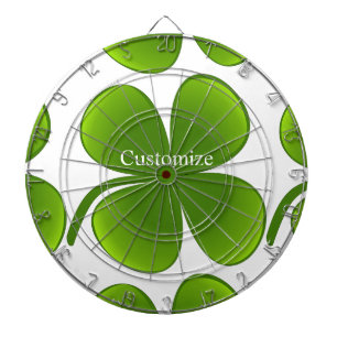 green/black Shamrock St Patrick's Day Thunder_Cove Dart Board