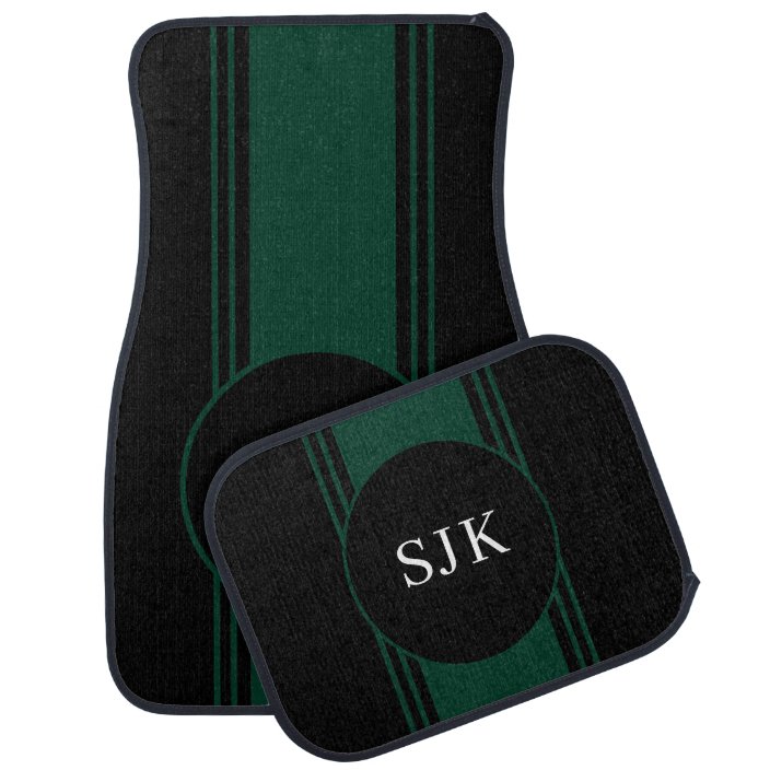 monogram floor mats