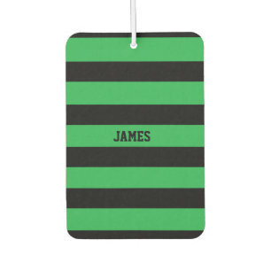 green black stripes air freshener