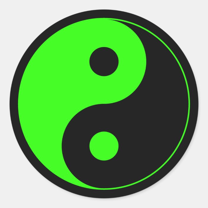 green yin and yang symbol green yin and yang symbol