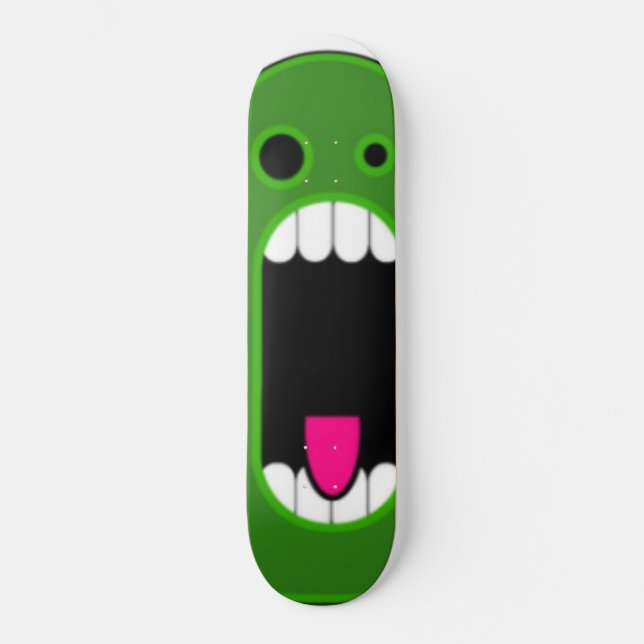 green blob skateboard deck (Front)