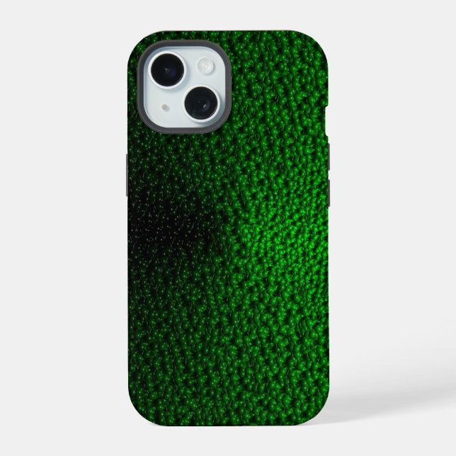 Green Blobs Iphone Case (Back)