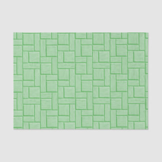 Green Block Tissue Paper