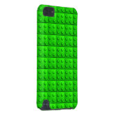 Green blocks pattern iPod touch (5th generation) case (Back/Right)