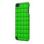 Green blocks pattern iPod touch (5th generation) case (Back Left)