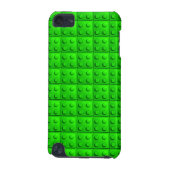 Green blocks pattern iPod touch (5th generation) case (Back)