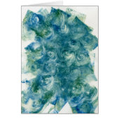 Green Blue Abstract Monoprint (Front)
