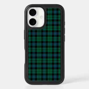 Green, Blue and Black MacKay Clan Scottish Plaid iPhone 16 Case