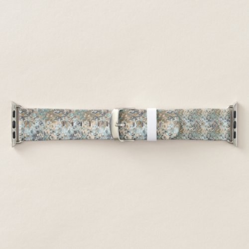 Green Blue and Turquoise Marble Apple Watch Band