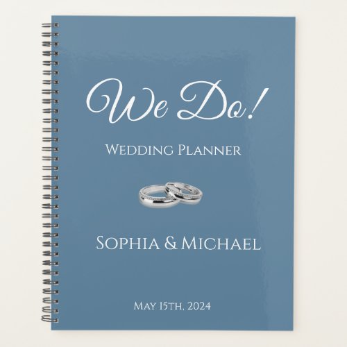 Green Blue and White_ Wedding_Planner Planner