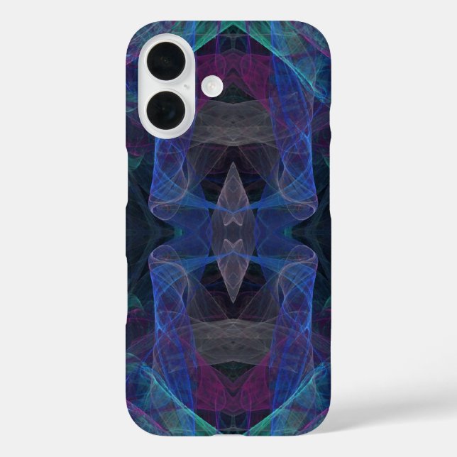Green, Blue & Black Fractal adjust to all cases (Back)