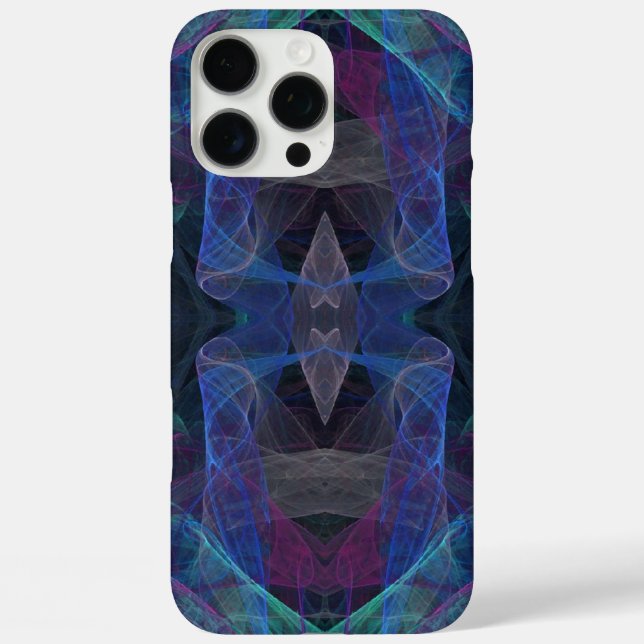 Green, Blue & Black Fractal -adjusts for all cases (Back)