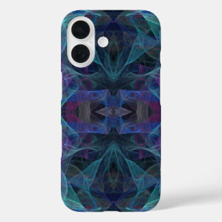 Green, Blue & Black Fractal Case