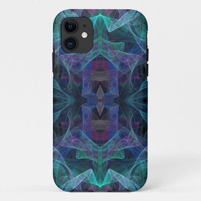 Green, Blue & Black iPhone 5 Custom Case-Mate ID Case (Back)