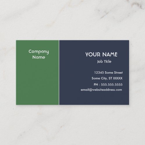 Elegant Color Businesscard Business Card