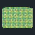 Green Blue Checker Abstract Pattern iPad Mini Cover<br><div class="desc">Green Blue Checker Abstract Pattern iPad mini Cover</div>