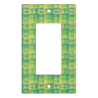 Green Blue Checker Abstract Pattern