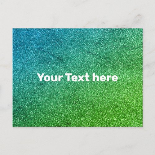 Green Blue Color Gradient Ombre Texture Textured Postcard