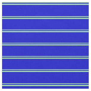 Green & Blue Colored Lines Fabric