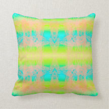green blue cushion