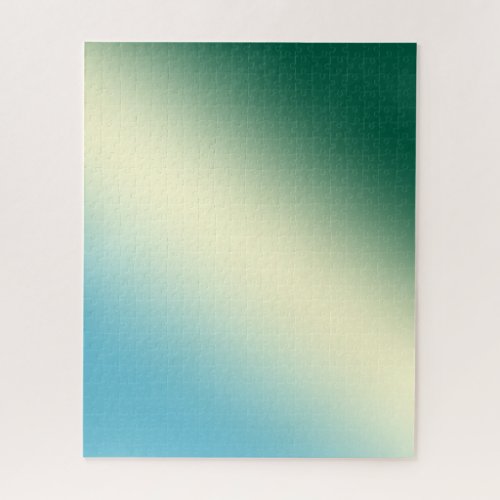 Green  Blue Gradient Hard Difficult Challenging Jigsaw Puzzle