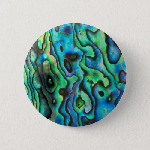 Green blue paua abalone shell button