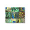 Green Blue Peacock photo collage