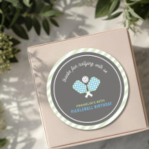 Green & Blue Pickleball Thanks For Rallying  