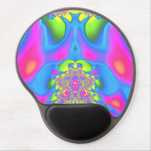 Green Blue Pink Gel  Mouse Pad