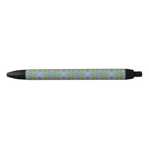 Green Blue Purple Geometric Pen