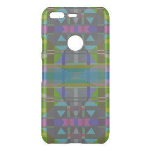 Green Blue Purple Geometric Uncommon Google Pixel Case