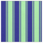 [ Thumbnail: Green & Blue Striped/Lined Pattern Fabric ]